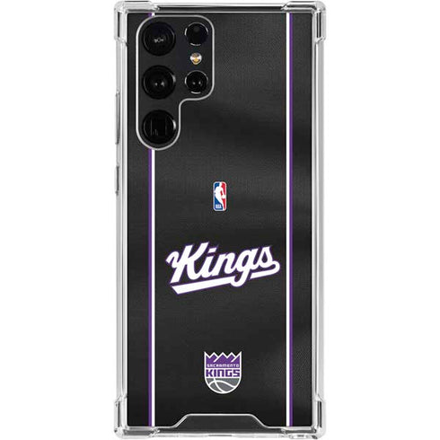 NBA Sacramento Kings Jersey Galaxy S24 Ultra Clear Case